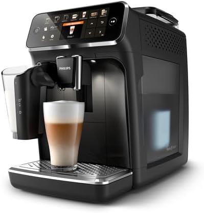Kaffeevollautomat Serie 5400 (EP5441/50) – Espressomaschine für 12 Getränke,schnell reinigendes LatteGo System,intuitives TFT-Display,anpassbare Kaffeeeinstellungen